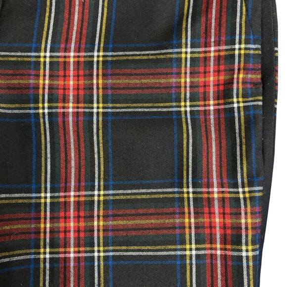 J. Crew Women's Cropped Pants Size 6 Tartan Plaid Wool Blend 26" Inseam E5726 - Picture 11 of 12